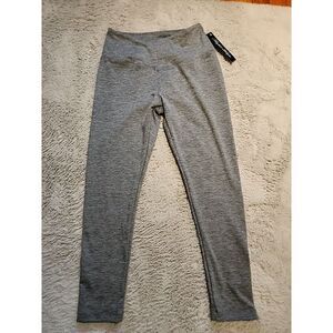 Perfect Shape Womens Medium Stretch Gray Workout Yoga Pants Msrp $39.99 Nwt